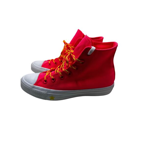 Converse Chuck Taylor All Star Hi Glow Up Pink High Top Sneakers Women’s 8 US - Picture 8 of 14